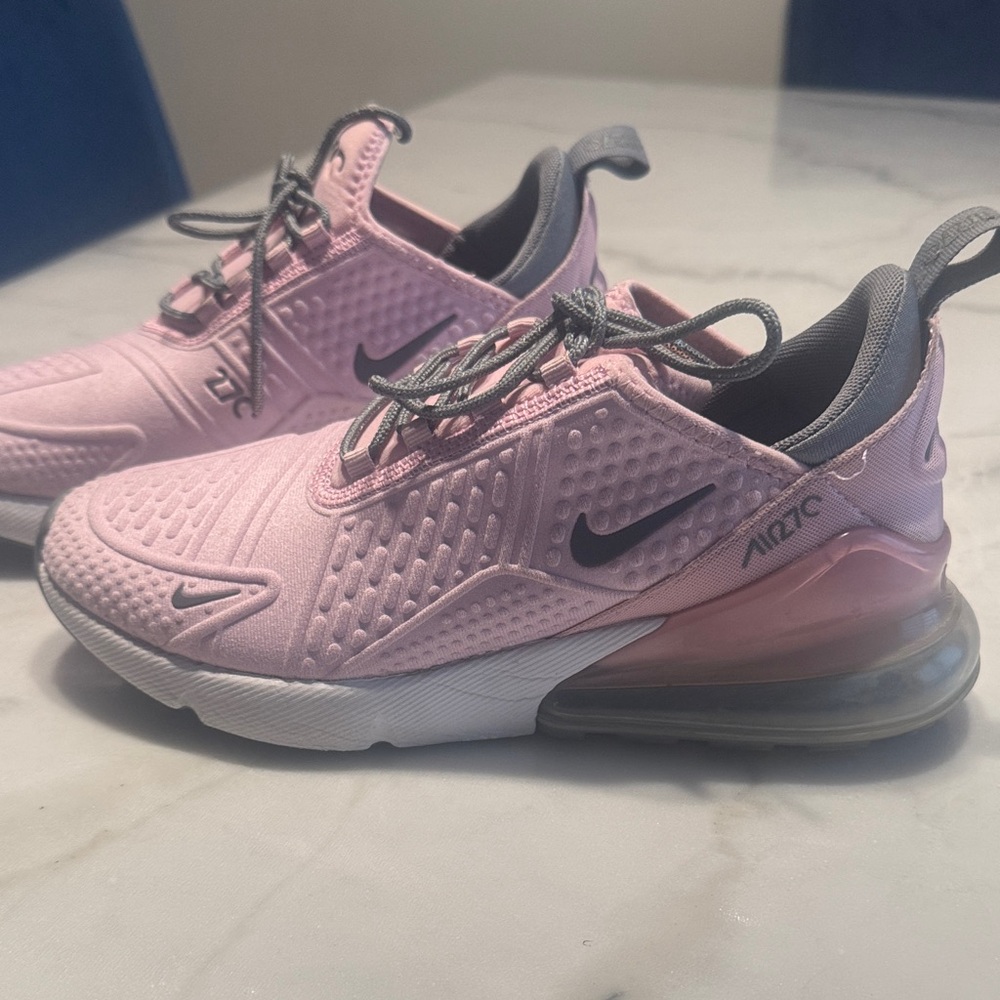 Nike Kids Sneakers in Lavender and Gray - Picture 2 of 7